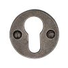 Rustic Pewter Round Euro Profile Escutcheon 45mm
