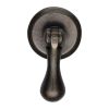 Rustic Pewter Round Cabinet Drop Pull 73x44mm