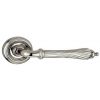 Giselle Polished Nickel Lever on Rose Door Handles
