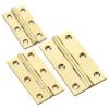 Polished Brass Cabinet Hinges In Pairs