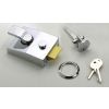 Narrow Style Double Lock Yale Nightlatch 85 Chrome