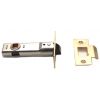 Union Tubular Mortice Latch Electro-Brassed 3in (80mm)