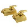 Satin Brass Front Door Nightlatch Standard and Narrow Style