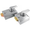 Satin Chrome Front Door Nightlatch Standard and Narrow Style