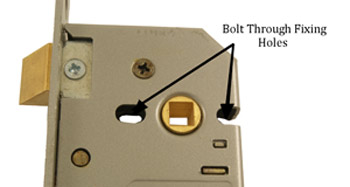 Sash Lock Fixing Holes