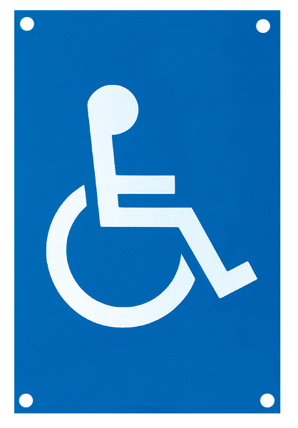 Nylon Disabled Sign