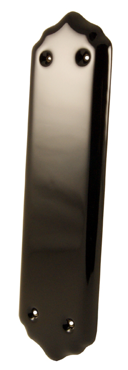 Black Plain Finger Plate