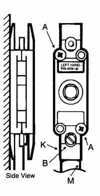 Espagnolette Bolt Casette