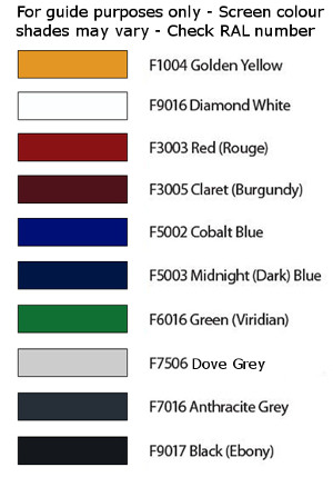 Nylon Colour Chart